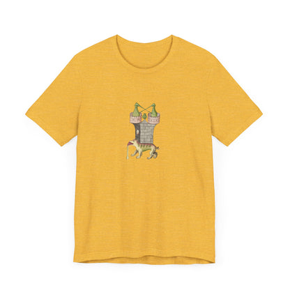 The Alchemical Tower & Vomiting Gold Dog Symbol Tee