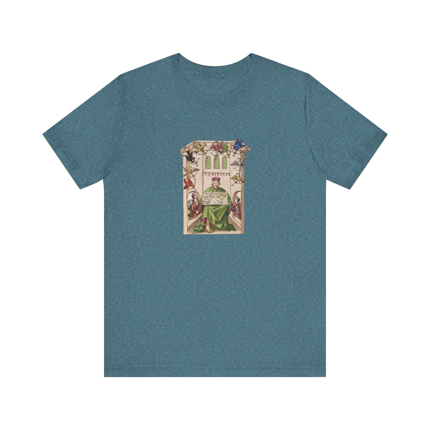 The Master of the Birds, Alchemical Cosmology from Cod. Pal. Lat. 1885 Tee