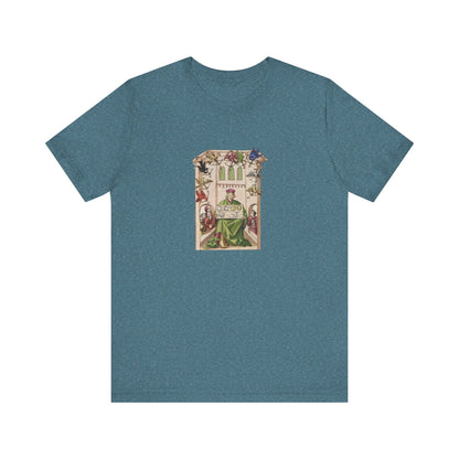 The Master of the Birds, Alchemical Cosmology from Cod. Pal. Lat. 1885 Tee