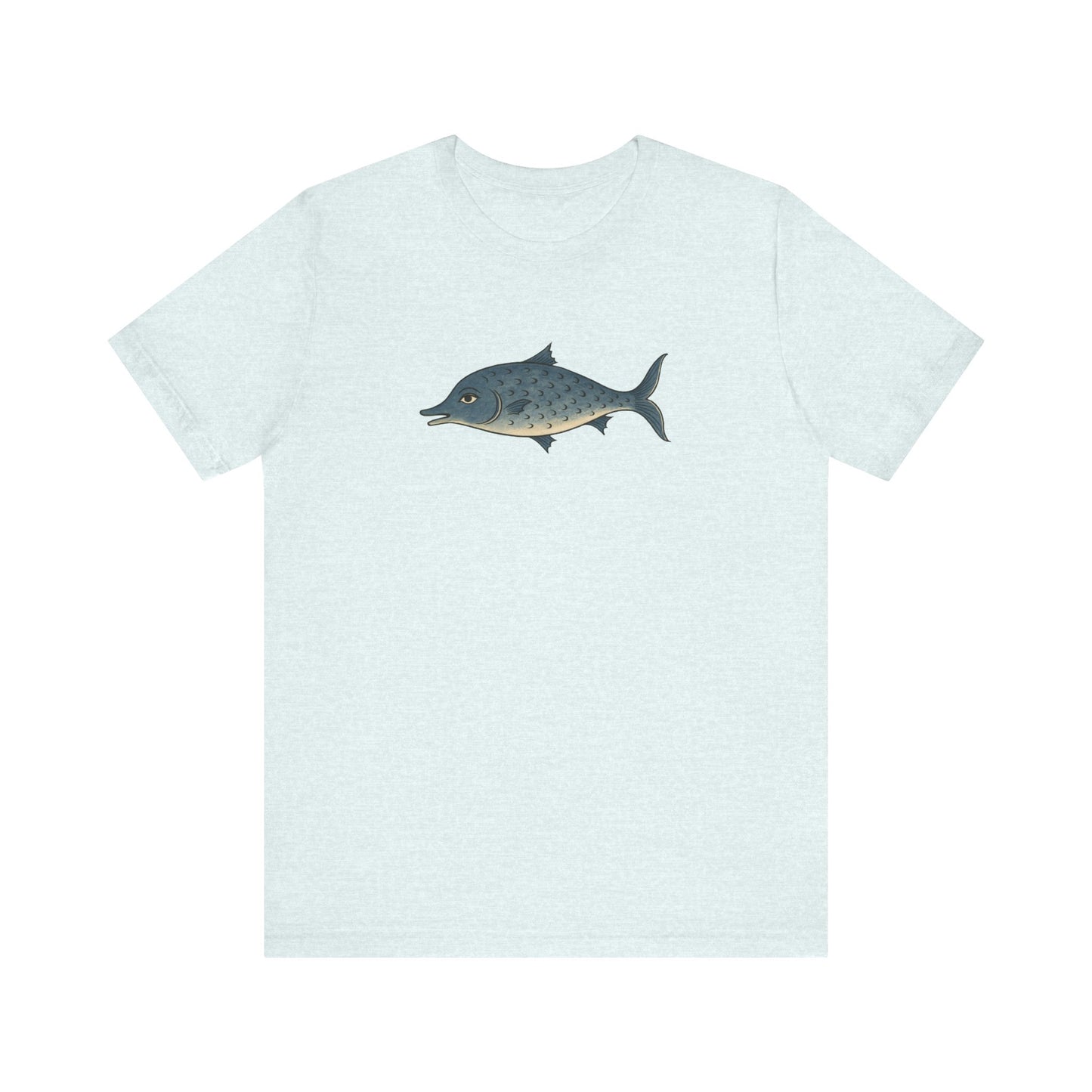 The Smiling Medieval Fish Art T-shirt