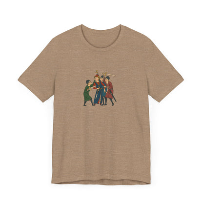 Reinmar von Brennenberg Tapestry, Codex Manesse, Medieval German Art Tee