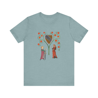 Marginalia Manuscript Romance Art Unisex T-Shirt