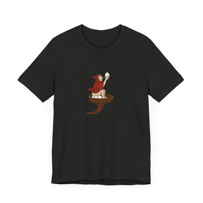 The Eggman Monk, 14th Century Medieval Manuscript T-shirt