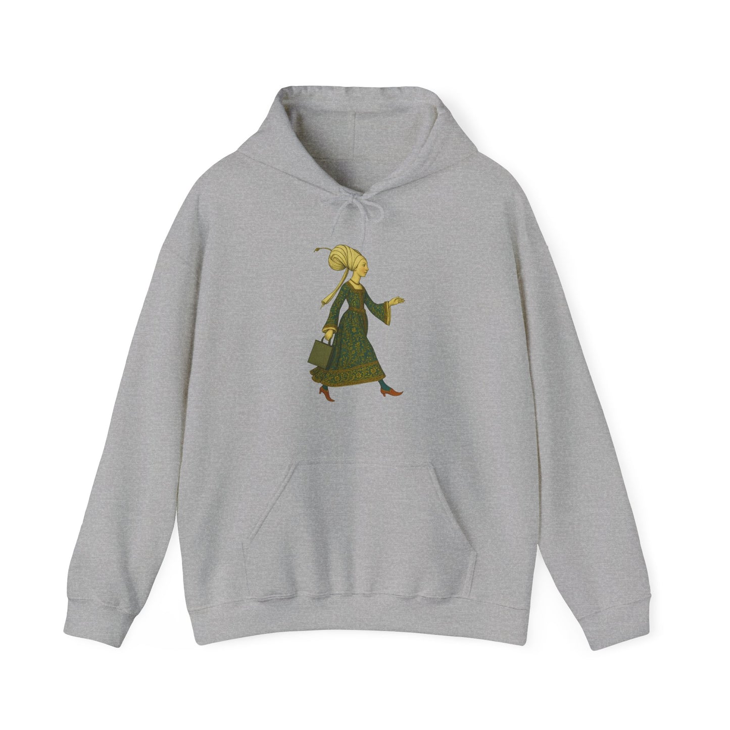 Lady of the Mall – Medieval Fashionista Unisex Hoodie