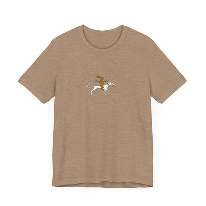 The Hare Riding a Hound, Pontifical of Guillaume Durand, Avignon, before 1390 Tee