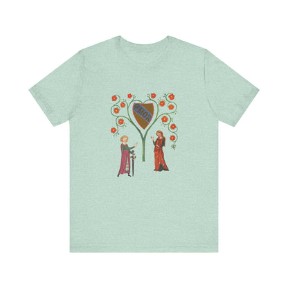 Marginalia Manuscript Romance Art Unisex T-Shirt