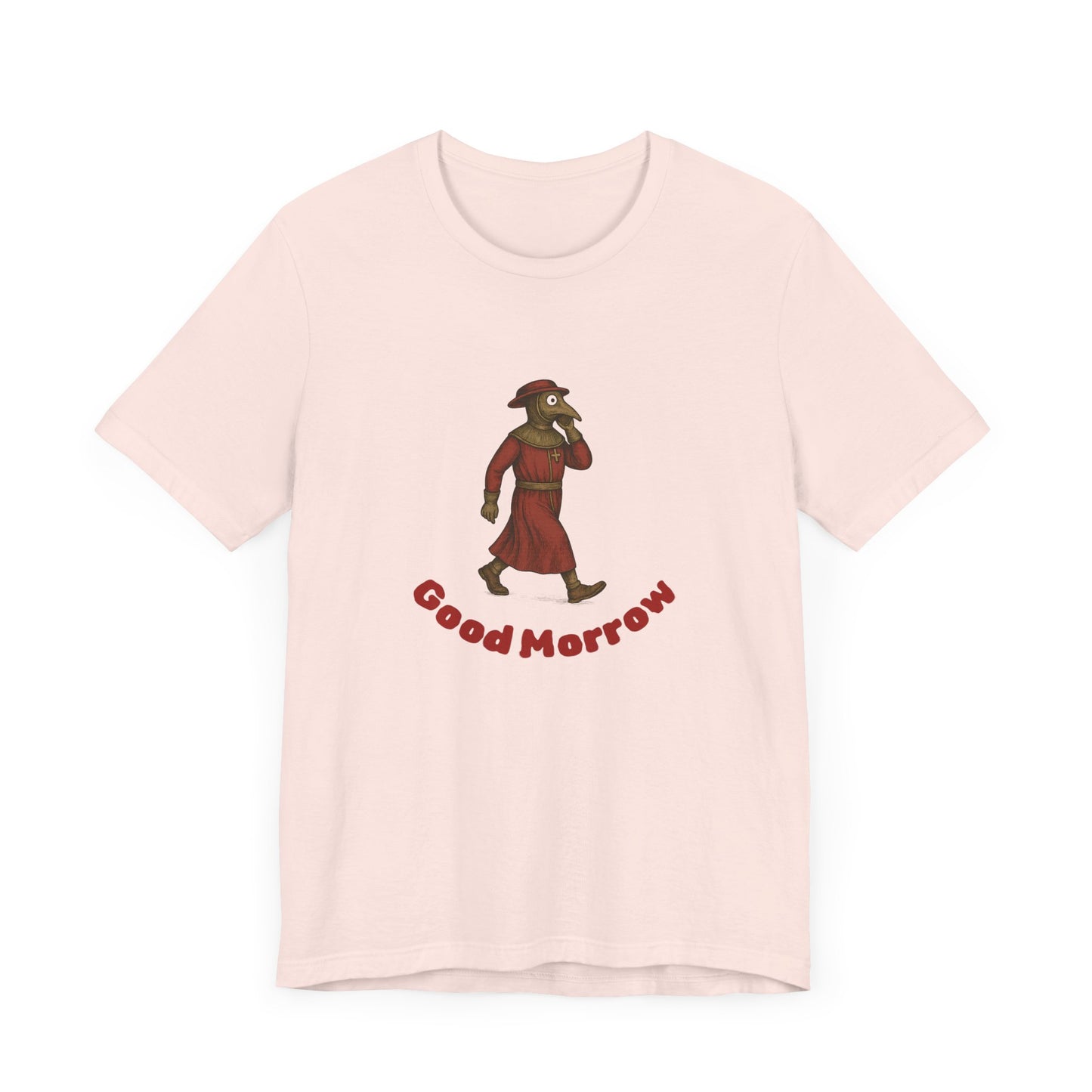 Hanseatic Art, Medieval Plague Doctor with Good Morrow Tee