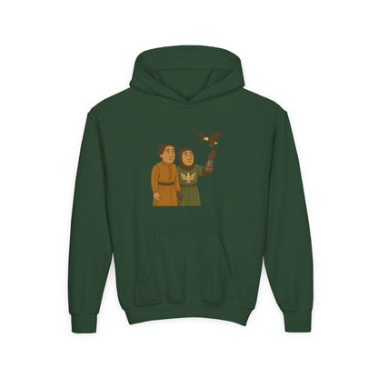 Knight & Falcon - Medieval Cool Sweatshirt for Kids