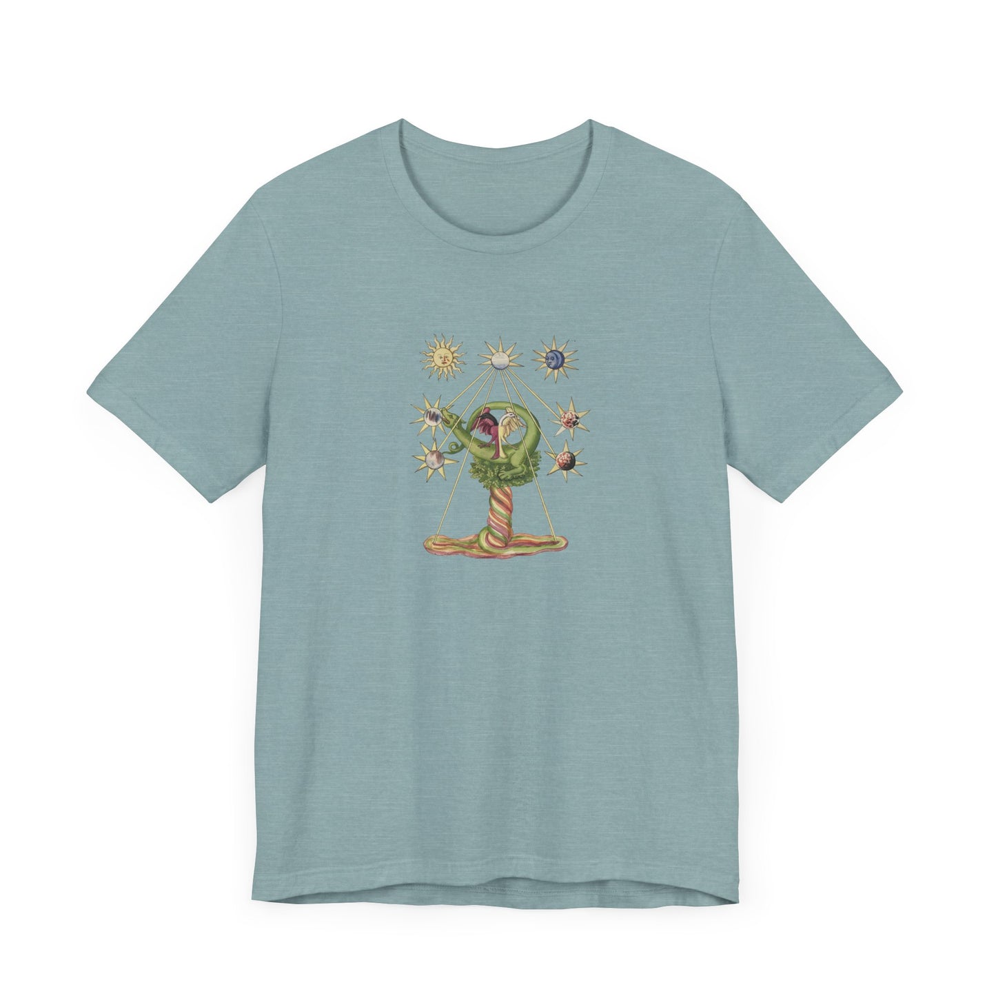 Alchemical Dragon and Two-Headed Bird T-Shirt
