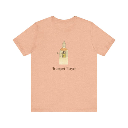 The Trumpet Player, Medieval Career Series, Peter the Bell Tower Herald T-shirt