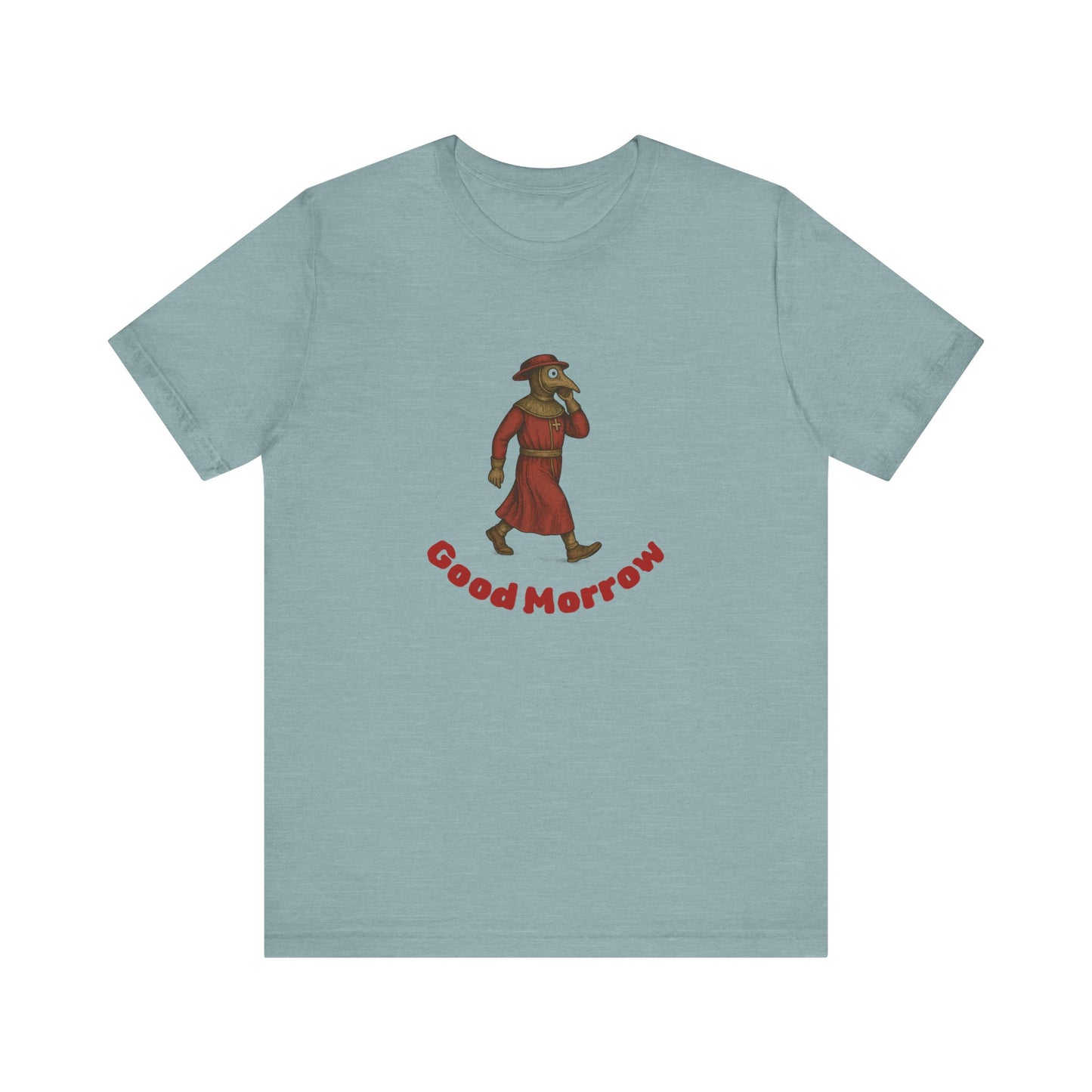 Hanseatic Art, Medieval Plague Doctor with Good Morrow Tee