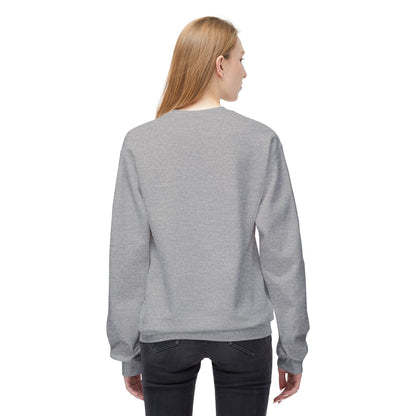 The Crowned Strutter – Medieval Couture on the Go - Unisex Midweight Sweatshirt