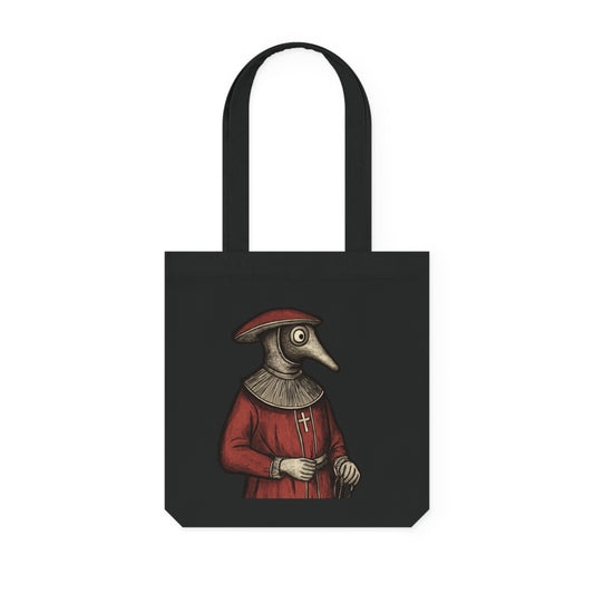 Hanseatic Art, Medieval Plague Doctor 2 Sweatshirt Woven Tote Bag