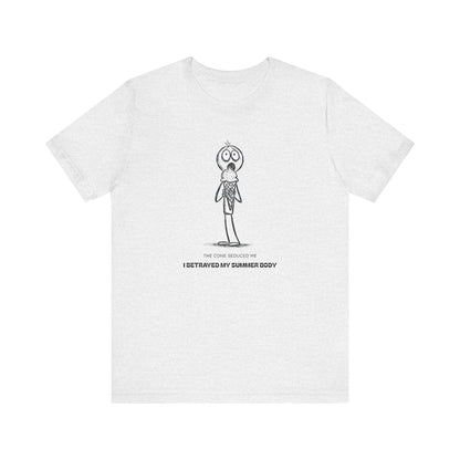 The Ice Cream Lover with Text T-shirt