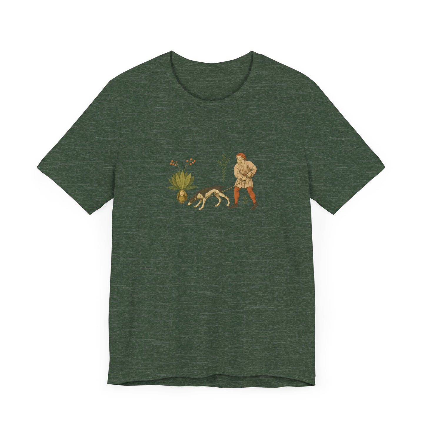Good Medicine Dogge, Medieval Art Tacuinum Sanitatis Unisex Tee