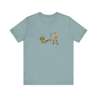 Good Medicine Dogge, Medieval Art Tacuinum Sanitatis Unisex Tee