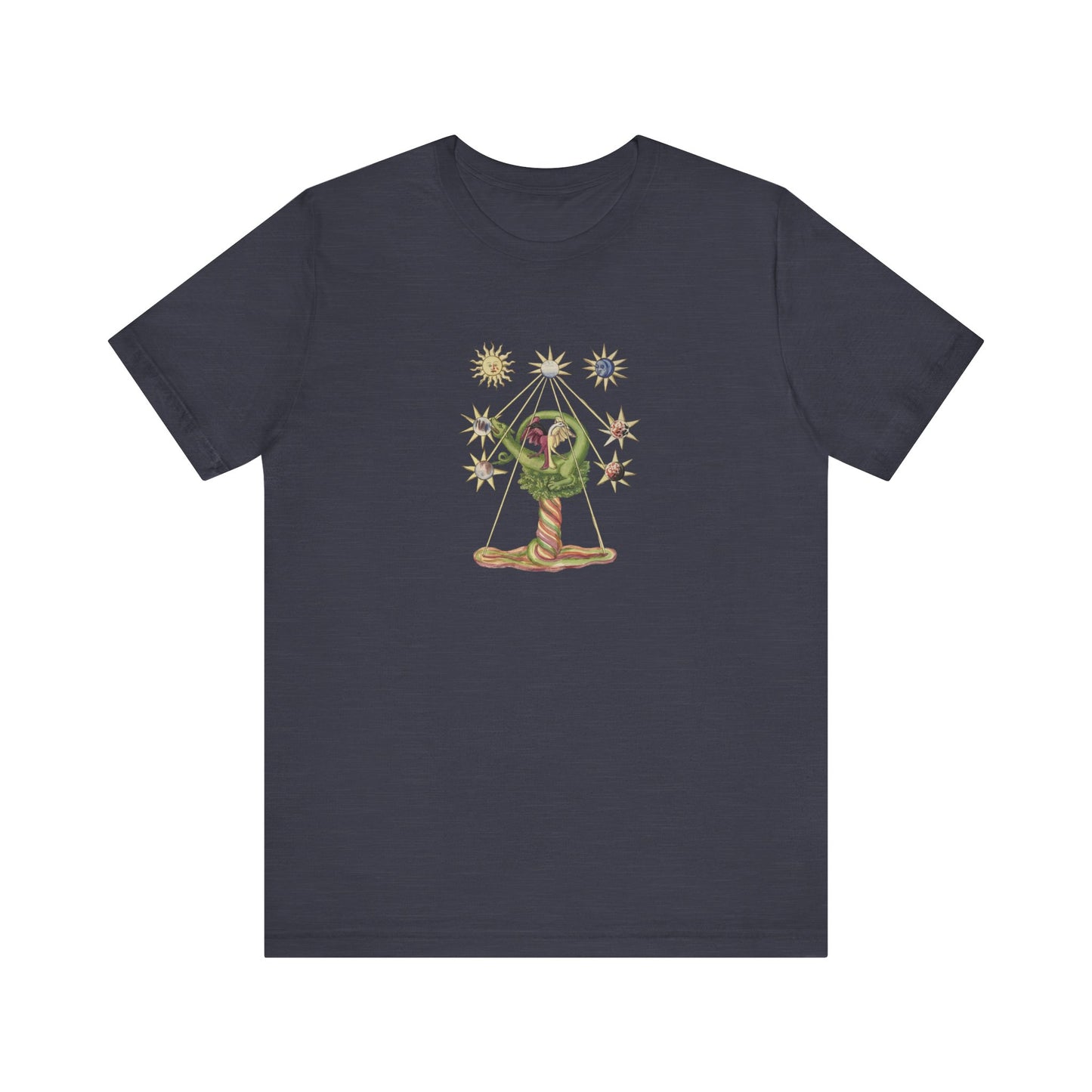 Alchemical Dragon and Two-Headed Bird T-Shirt