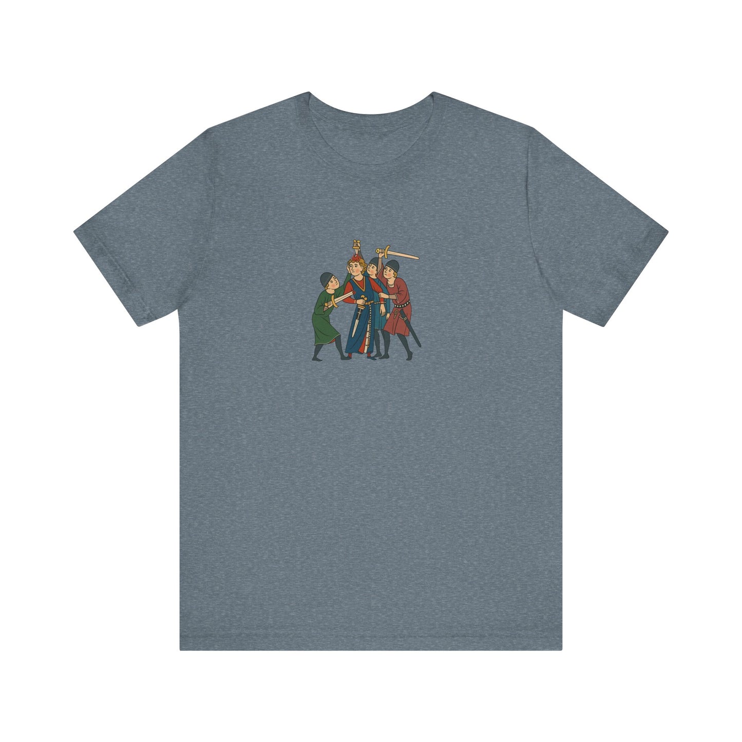 Reinmar von Brennenberg Tapestry, Codex Manesse, Medieval German Art Tee