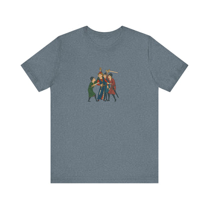 Reinmar von Brennenberg Tapestry, Codex Manesse, Medieval German Art Tee