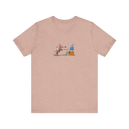 Bunny Snail Rider After MS Yates Thompson 8 F 294, Remastered Marginalia Manuscript Art Tee
